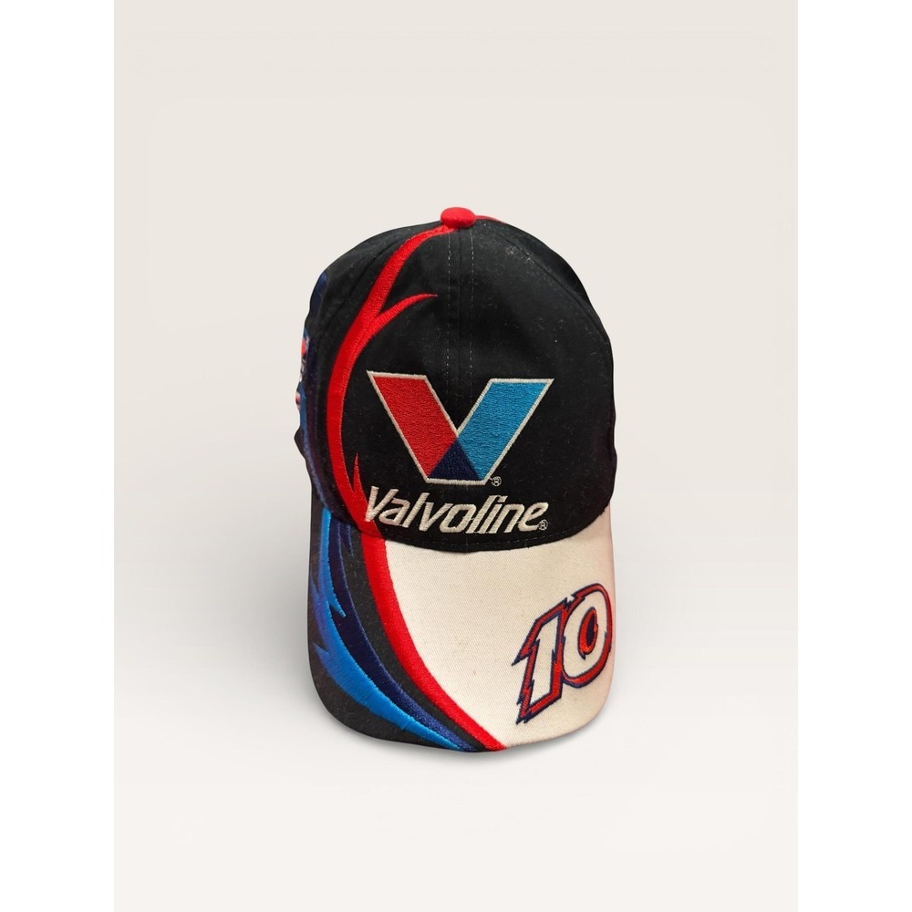 Vintage Johnny Benson 10 Valvoline Hat Cap Snap Back Mens One Size NASCAR Racing